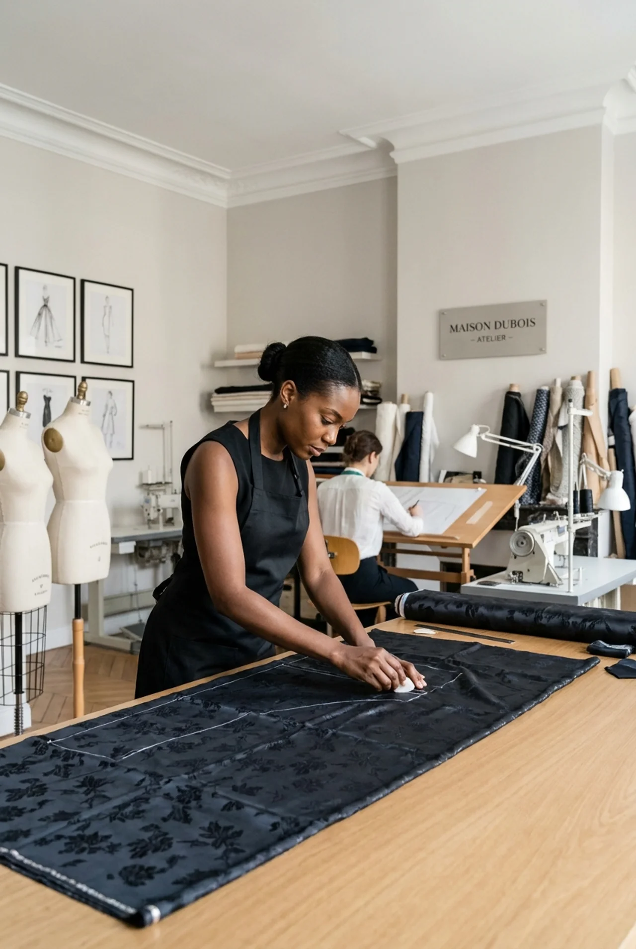 Pattern cutting in the studio